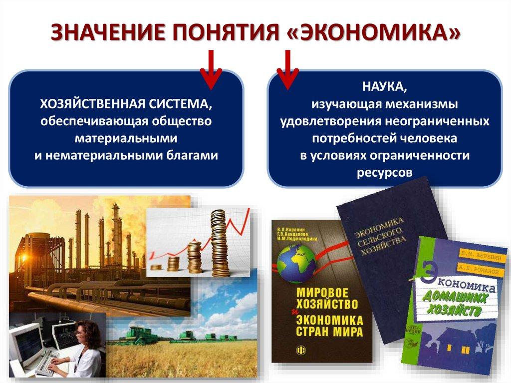 ЗНАЧЕНИЕ ПОНЯТИЯ «ЭКОНОМИКА»