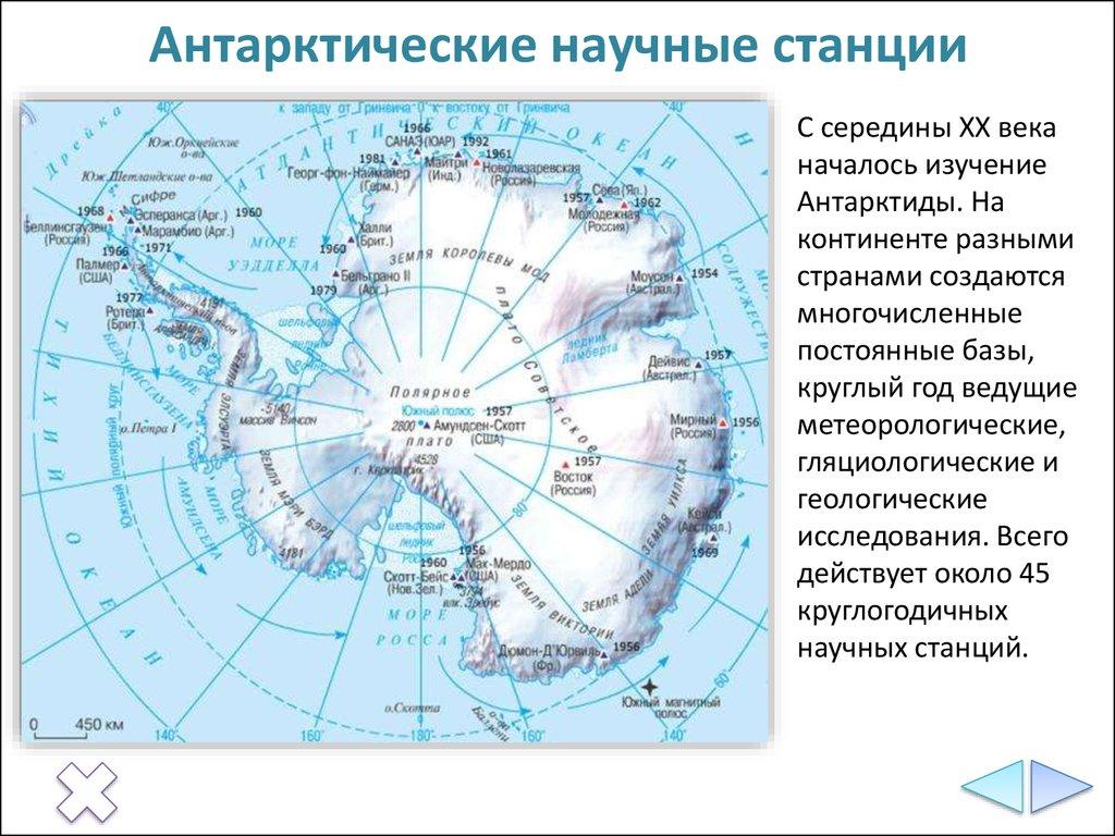 Антарктические научные станции