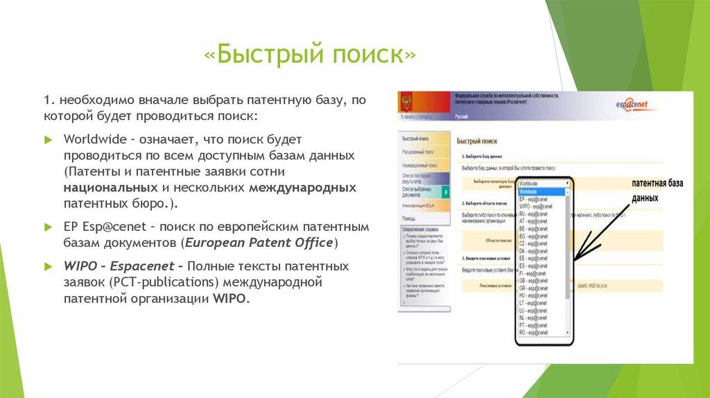 «Быстрый поиск»