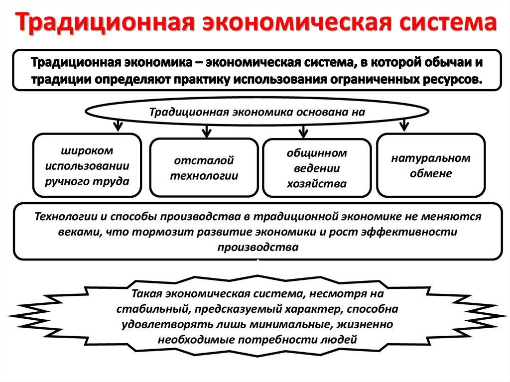 Традиционная экономическая система