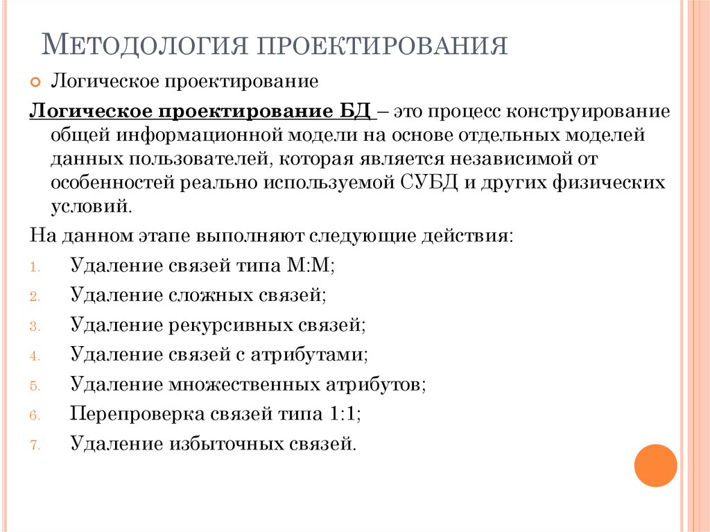 Методология проектирования