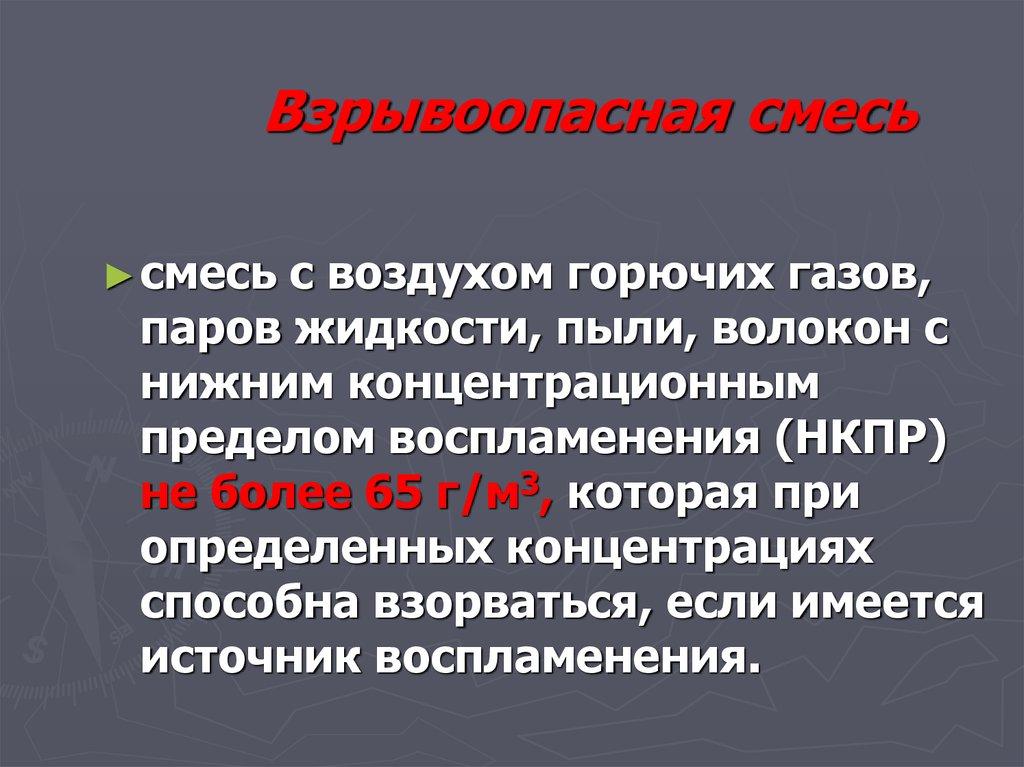 Взрывоопасная смесь
