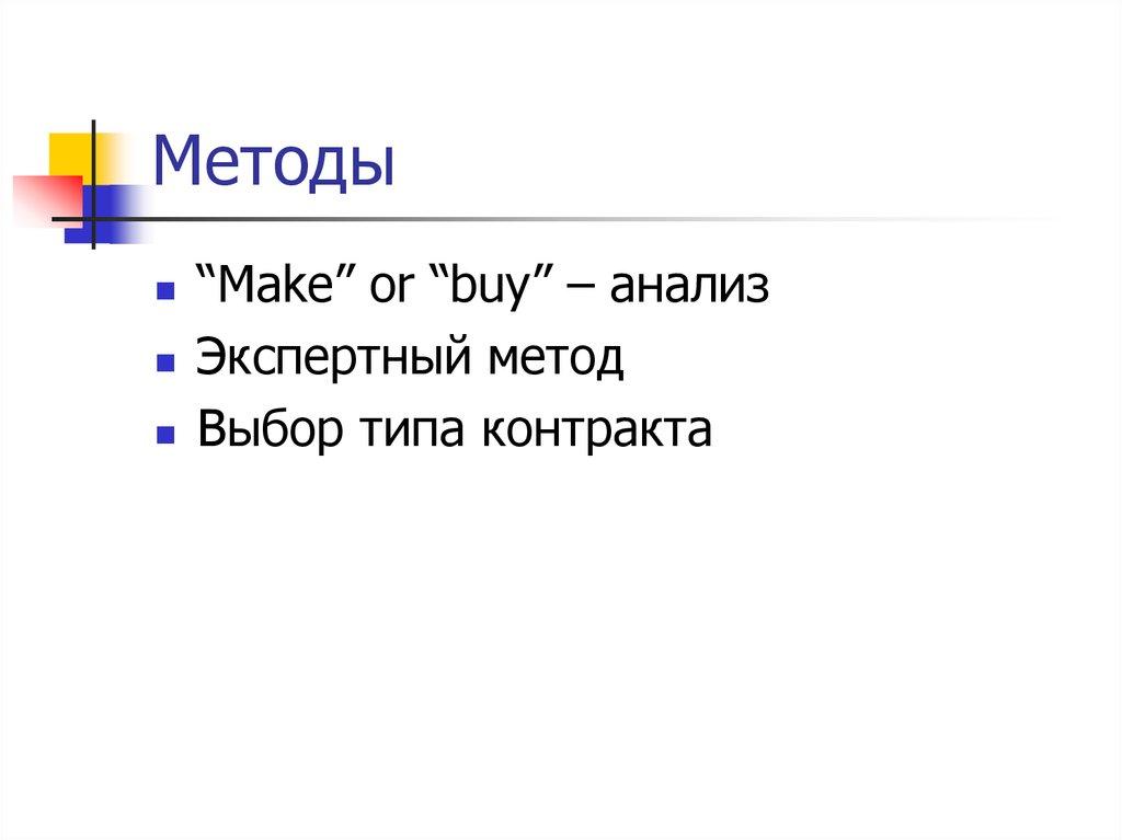 Методы