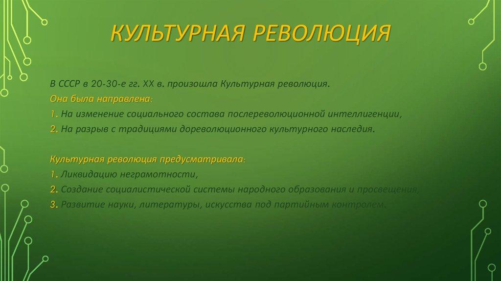 Культурная революция