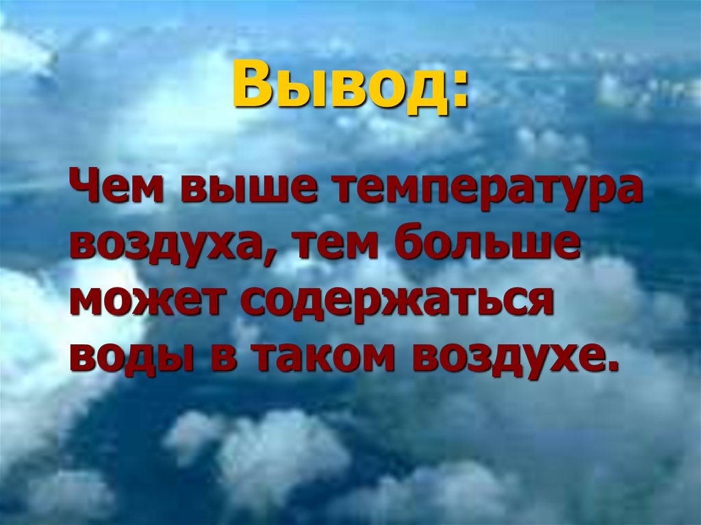 Вывод: