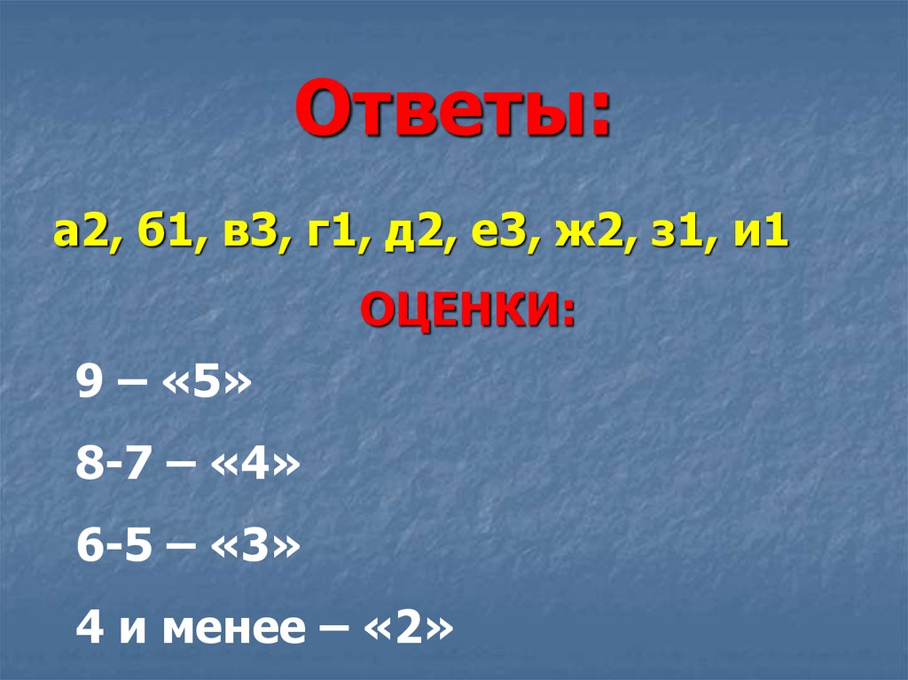 Ответы: