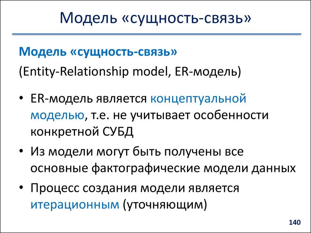 Модель «сущность-связь»