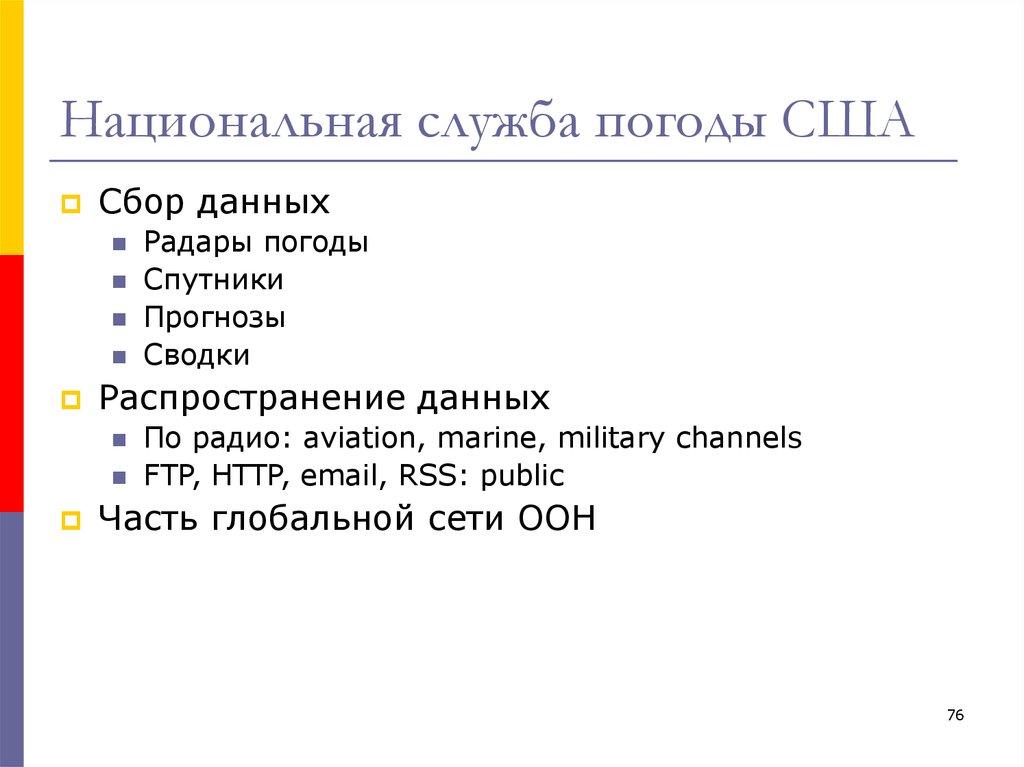 Национальная служба погоды США