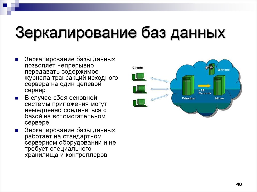 Платформа данных MS SQL Server включает следующие инструменты (продолжение):