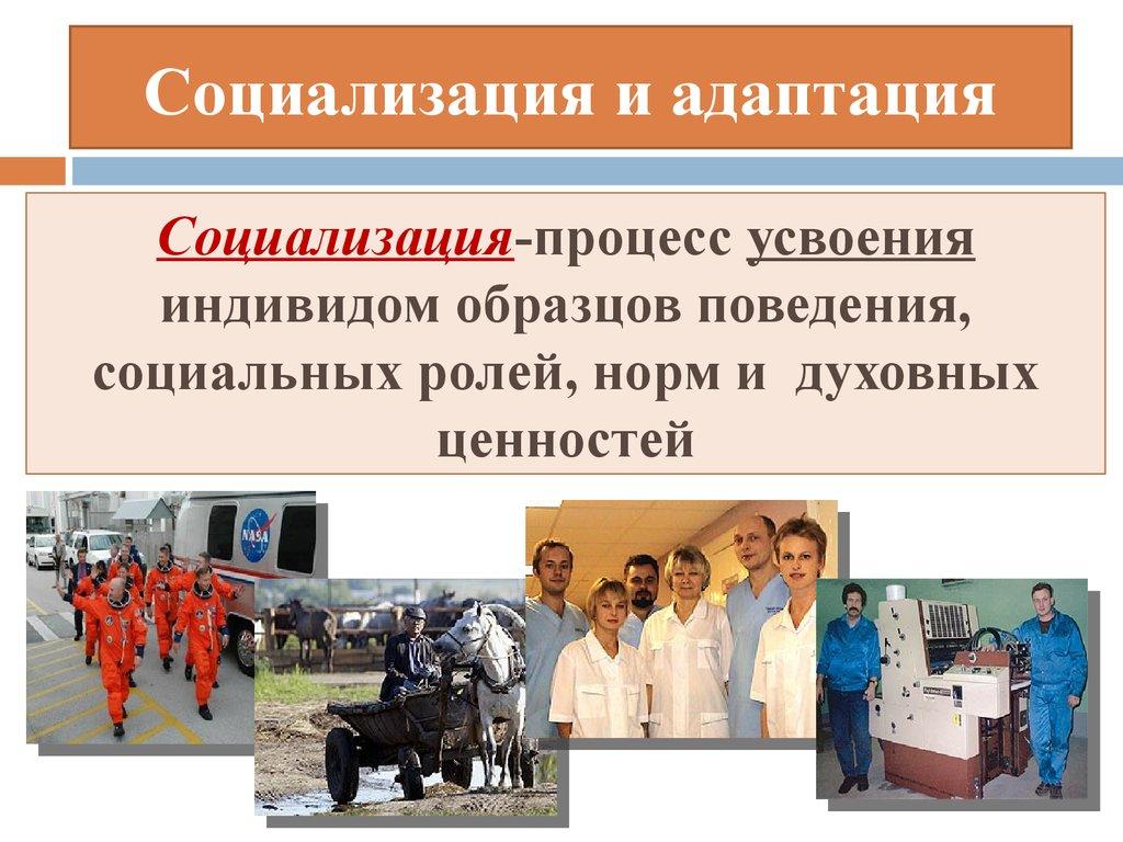Социализация и адаптация