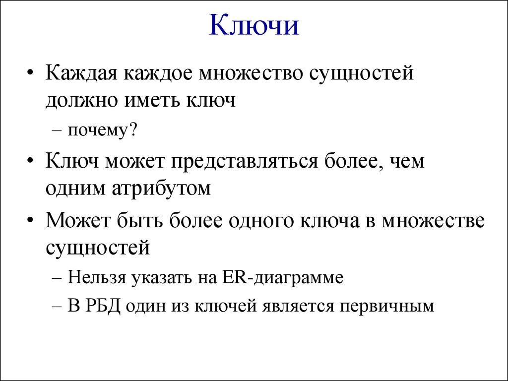Ключи