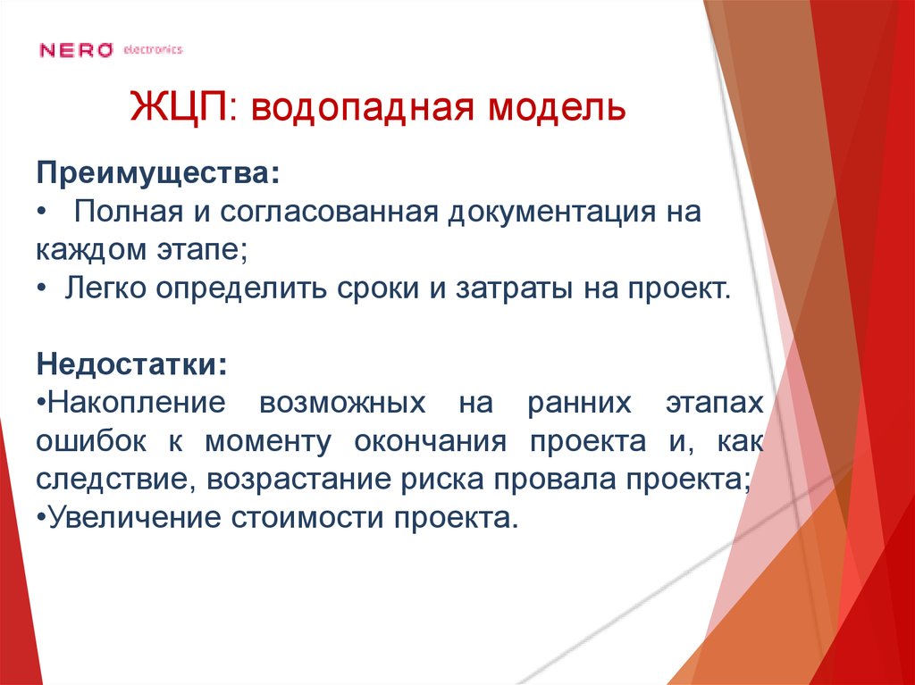 ЖЦП: водопадная модель