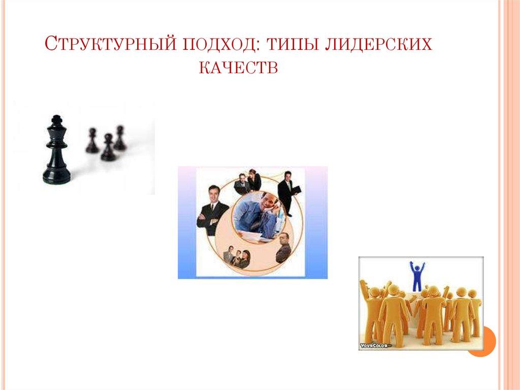 Структурный подход: типы лидерских качеств