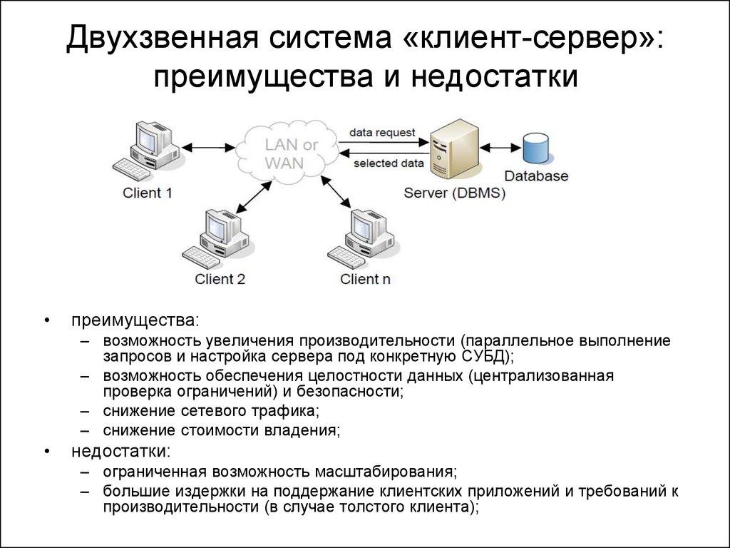 Двухзвенная система «клиент-сервер»: преимущества и недостатки