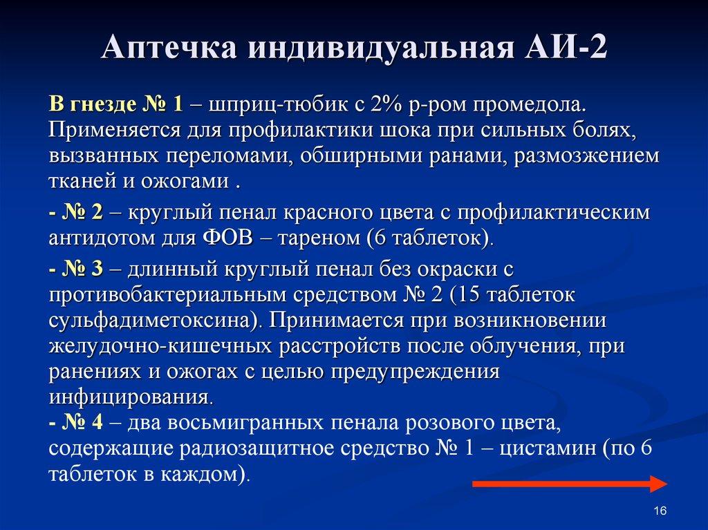 Аптечка индивидуальная АИ-2