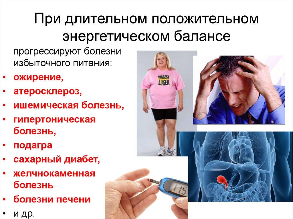 При длительном положительном энергетическом балансе