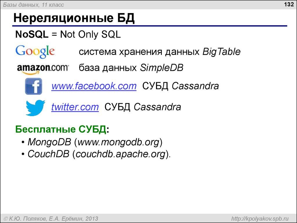 Нереляционные БД
