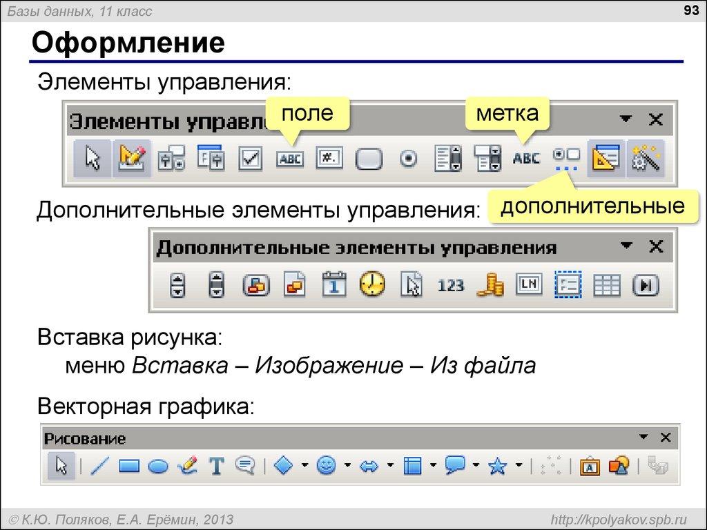Оформление