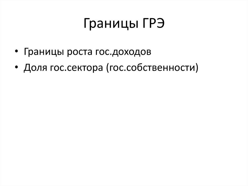 Границы ГРЭ