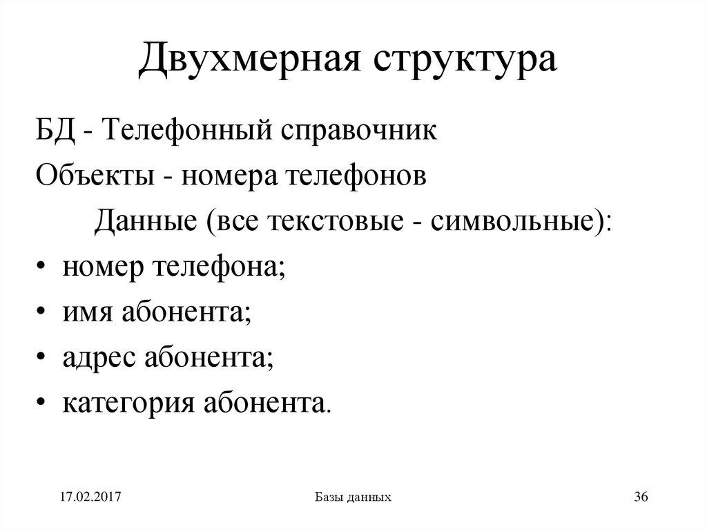 Двухмерная структура