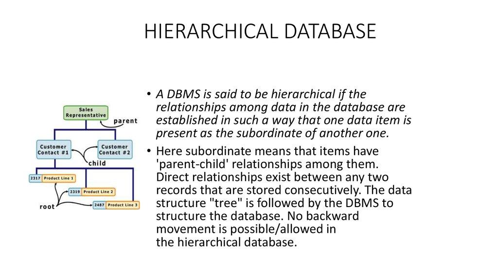 HIERARCHICAL DATABASE