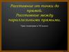 Расстояние от точки до прямой. Расстояние между параллельными прямыми