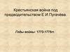 Крестьянская война под предводительством Е.И. Пугачёва