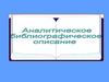 Аналитическое библиографическое описание