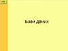 Бази даних . Основні визначення