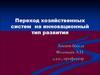 Переход хозяйственных систем на инновационный тип развития