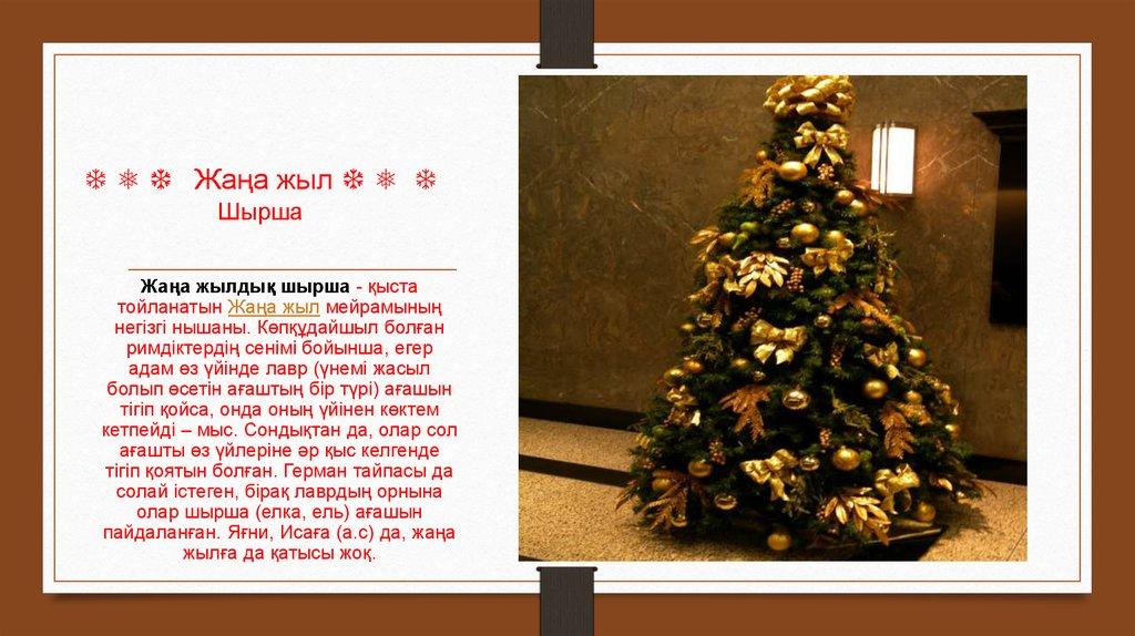 ❄ ❅ ❆ Жаңа жыл ❆ ❅ ❄ Шырша