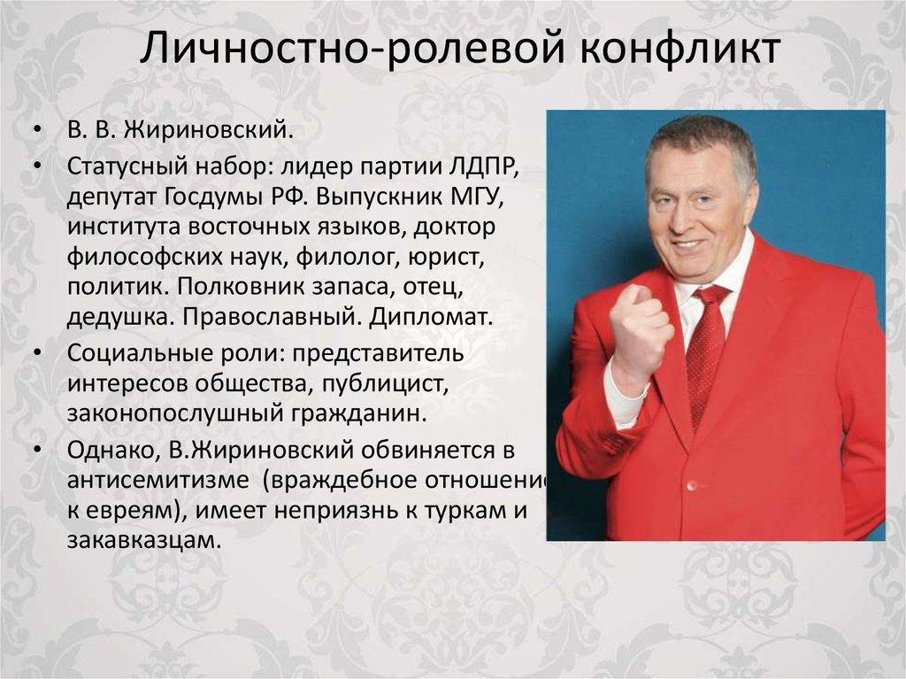 Личностно-ролевой конфликт