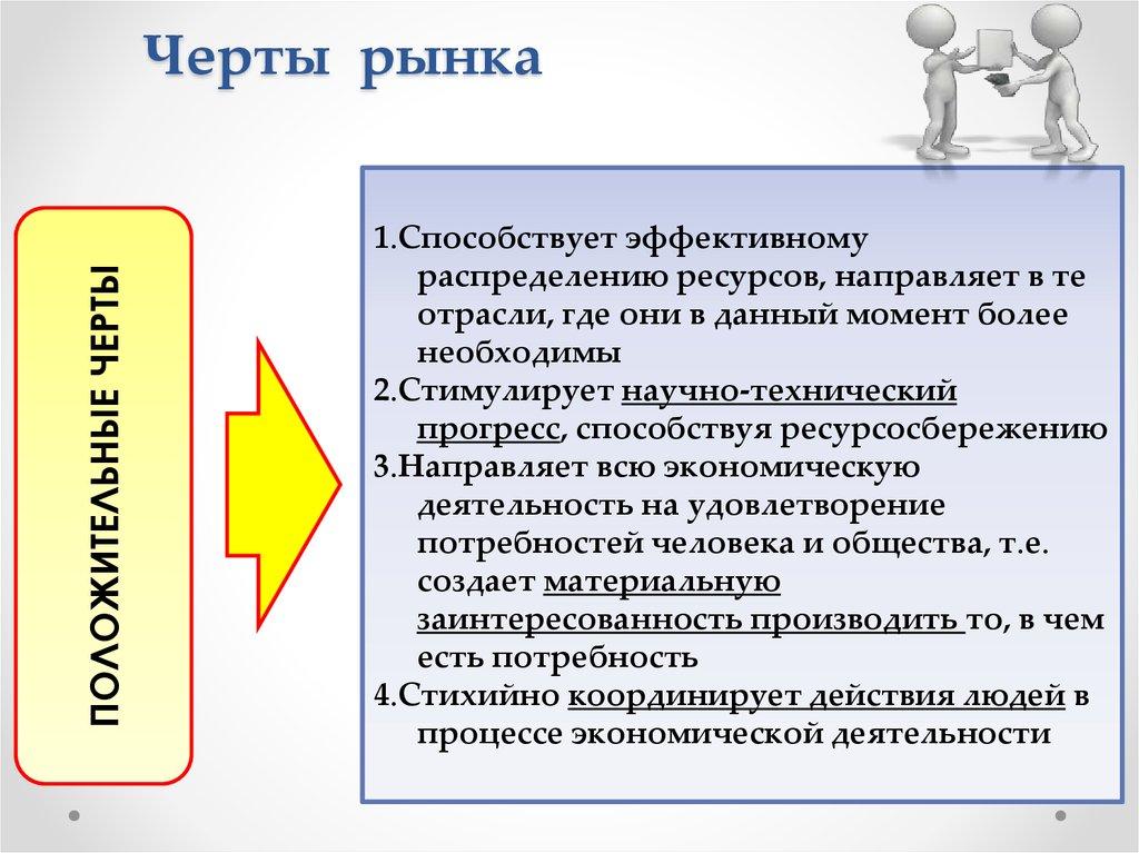 Черты рынка
