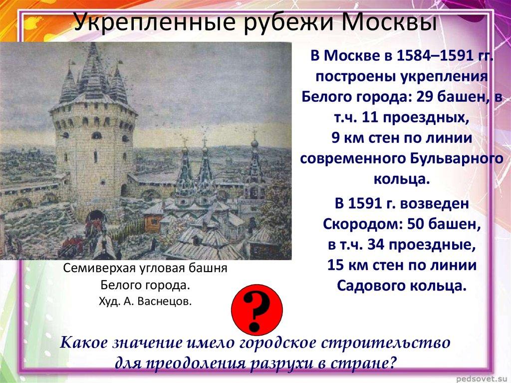 Укрепленные рубежи Москвы