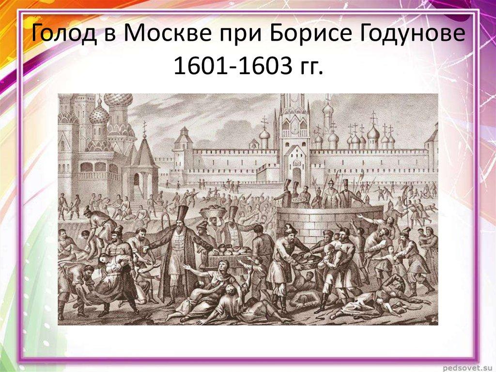 Голод в Москве при Борисе Годунове 1601-1603 гг.