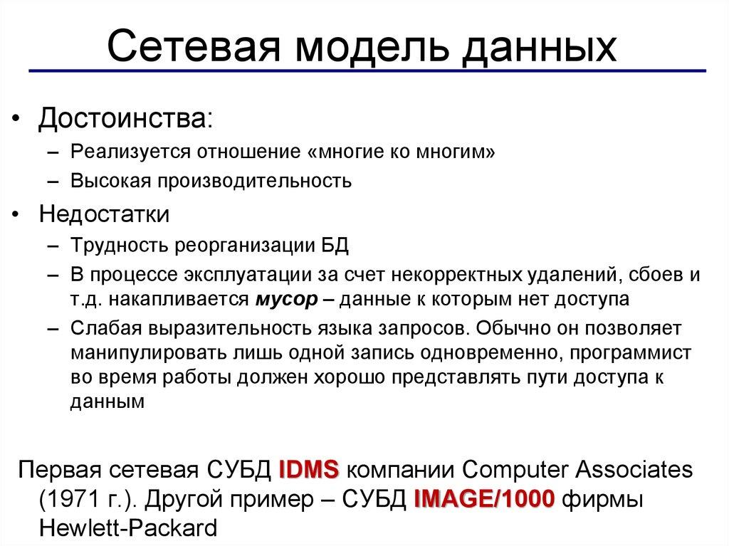 Сетевая модель данных