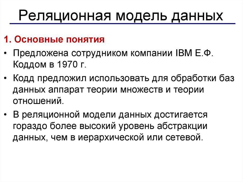 Сетевая модель данных