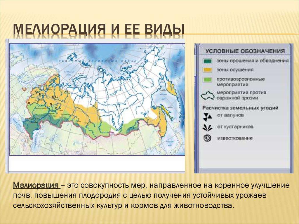 Мелиорация и ее виды