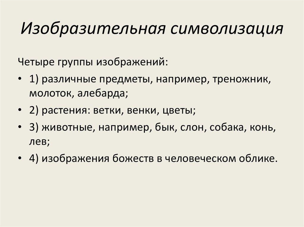 Изобразительная символизация