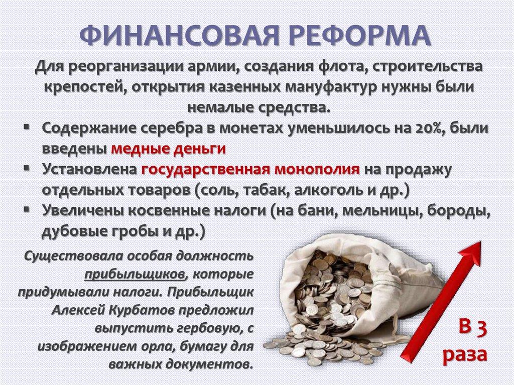ФИНАНСОВАЯ РЕФОРМА