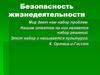 Безопасность жизнедеятельности