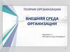 Внешняя среда организации