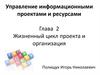 Управление информационными проектами и ресурсами. Глава 2 Жизненный цикл проекта и организация