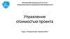 Управление стоимостью проекта