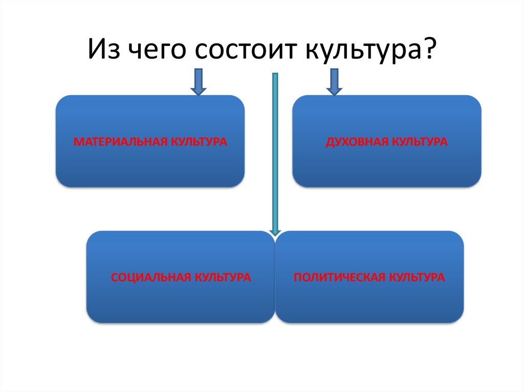 Из чего состоит культура?