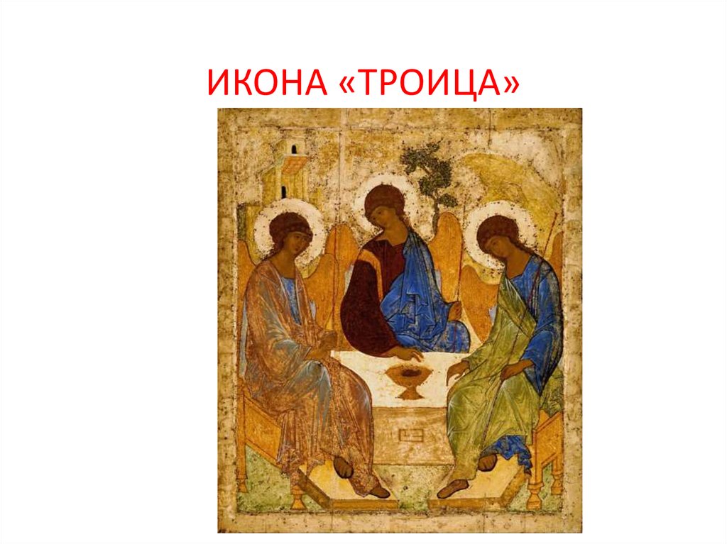 ИКОНА «ТРОИЦА»