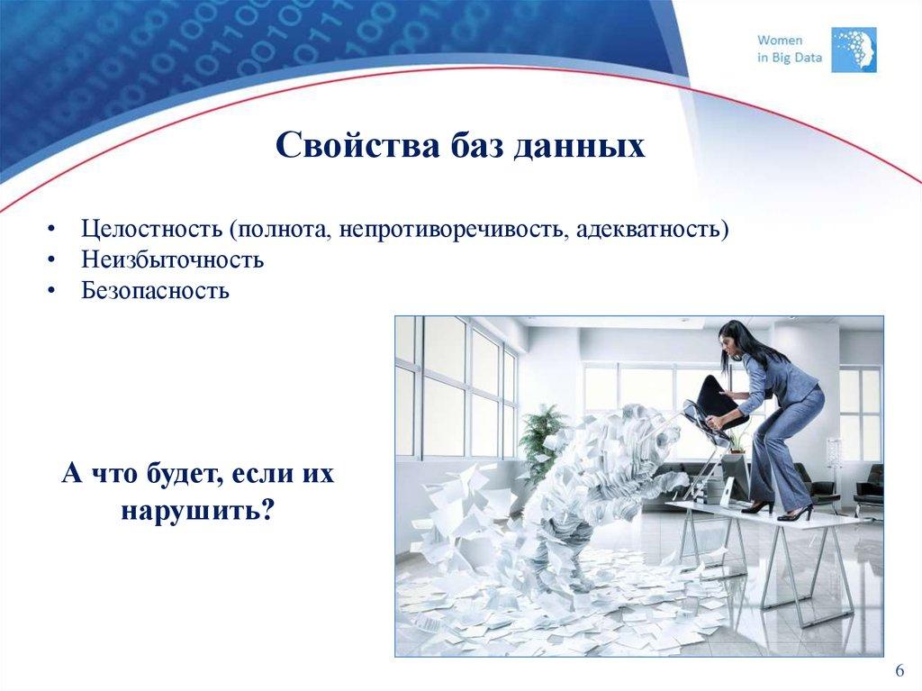 Свойства баз данных