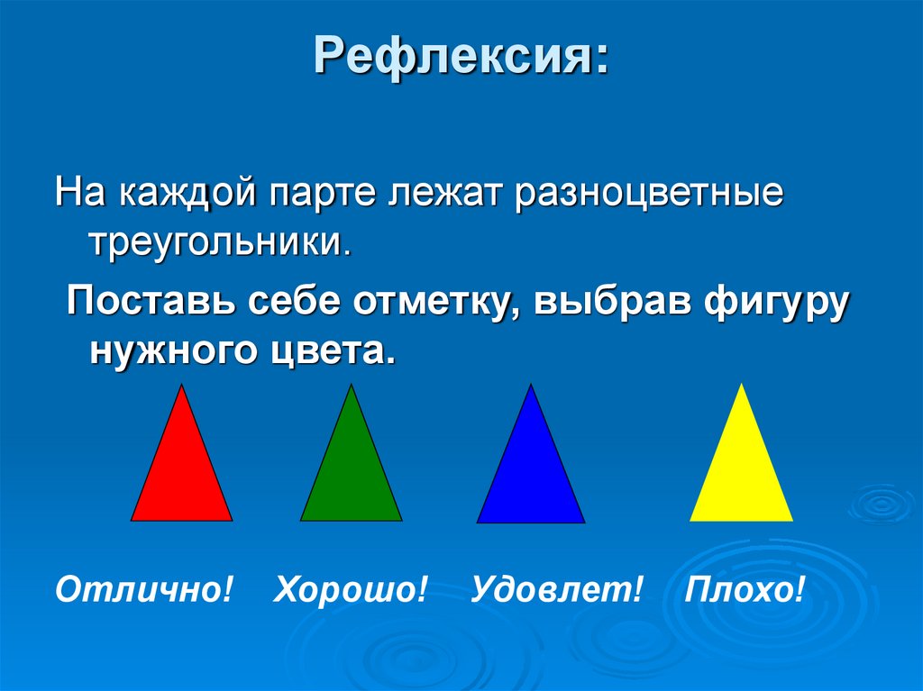 Рефлексия: