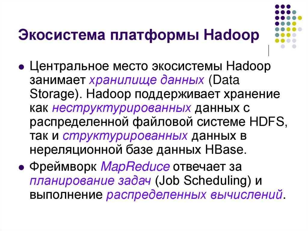Экосистема платформы Hadoop