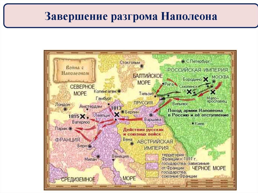 Завершение разгрома Наполеона